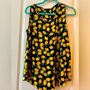 The Limited Lemon sleeveless blouse xl